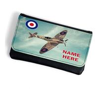 Personalised Spitfire Plane Tobacco Pouch Rolling Cigarette Baccy Case Wallet RAF Smoking Gift ST399