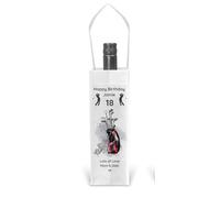Personalised Sports Design Bottle Gift Bag For Wine or Spirits 18th 21st 30th 40th 50th 60th 65th 70th 80th Birthday|Father's Day|Christmas (Golf)