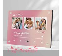 Personalised Spotify Plaque Custom Music Picture Frame Music Plaque That Play Songs - Personalised Photo Gifts for Mum - Anniversary Birthday for Mum (Style 4)