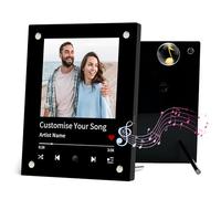 Personalised Spotify Song Plaque with Picture, Custom Music Photo Frame Gift for Him/Her, Boyfriend/Girlfriend, Unique Anniversary, Wedding, Birthday Gift for Men, Women, Customised music and photos