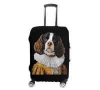 Personalised Springer Spaniel Dog Travel Luggage Protector Cover Fits 19-32 Inch