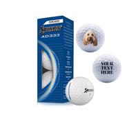 Personalised Srixon AD333 2024 Golf Balls (3 golf balls)