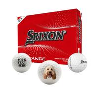 Personalised Srixon Distance 10 Golf Balls - Available in sleeves & boxes