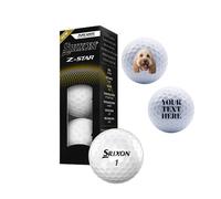 Personalised Srixon Z-star Golf Balls (3 golf balls) - 1 sleeve