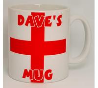 Personalised St. George England National Flag Ceramic Mug Great English Gift