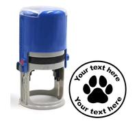 Personalised Stamp Paw Prints 30mm Self inking stamper for School Teachers, Parents and Nursery