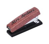 Personalised Stapler for Paper Office Small Stapler Office Stationery Supplies Custom Prizes for Students Teachers and Clerks (Pink)