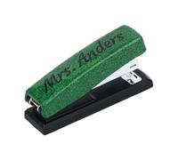 Personalised Stapler for Paper Office Small Stapler Office Stationery Supplies Custom Prizes for Students Teachers and Clerks (Green)