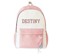 Personalised Star Charm Kids Backpack School Bag for Girls Boys,Toddler Rucksack with Glow Keychain Adjustable Straps Large Capacity for Nursery, School,Day Trips (Embroidery Name Gift)