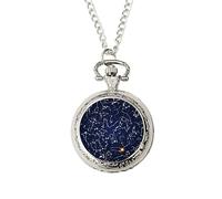 Personalised Star Map Pocket Watch - Custom Night Sky Gift for Him - Unique Present for Anniversary, Wedding, Birthday or Christmas - Pocket Watch with Star Alignment from Any Date, Time & Location