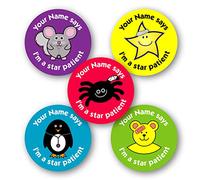Personalised Star Patient Stickers for Doctors, Nurses, Paramedics, Dentists and All Healthcare Professionals