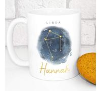 Personalised Star Sign Mug - Custom Zodiac Horoscope Mug - Add Your Name (Libra)