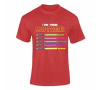 Personalised Stars wars Mother's Day T-Shirt: Customizable Gifts for Mum from Daughter or Son - For Birthdays & Special Occasions
