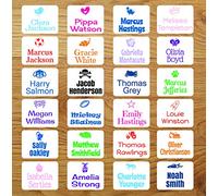 Personalised Stick On Name Labels for Clothes - Washable Clothing Labels for Kids, School Uniforms, Nursery & Care Homes (120)