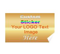 Personalised Sticker for Small Business Logo Image Text Photo Custom Labels PVC Waterproof Round Circle Square Rectangle 3x3cm 5x5cm 7.5x7.5cm 100 200 500 1000 Packs (Rectangle)
