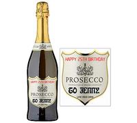 Personalised Sticker Label for Champagne Prosecco Bottle can be use on Birthday Anniversary Any Occasion BL140