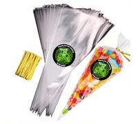 Personalised Stickers |Pre-filled Sweet Cones | Party Favours | Party Bags Gifts | Filled | Unfilled | Sticker | 24 Gaming Green Sticker with empty cones