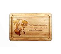 Personalised Store Jack Russell Chopping Board 30cm x 20cm
