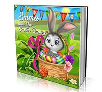 Personalised Story Book by Dinkleboo-"The Easter Bunny"-for Kids 0 to 8 Years Old-A Story About Your Child Getting a Special Invitation from The Easter Bunny to go on an Easter Egg Hunt. Soft Cover