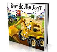 Personalised Story Book by Dinkleboo - The Little Digger Story - Your Child Learns About Teamwork - for Children Aged 0 to 8 Years Old - Soft Cover - Smooth, Matte Finish (20x20cm)