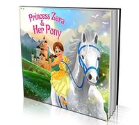 Personalised Story Book by Dinkleboo - "The Princess and Her Pony" - for Girls Aged 0 to 8 Years Old - A Story About Your Daughter’s Adventure with Her Pony - Smooth, Matte Finish. Soft Cover