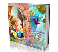 Personalised Story Book by Dinkleboo - The Princess - for Children Aged 0 to 8 Years Old - A Story About Your Daughter Being a Princess for a Day! Soft Cover - Smooth, Matte Finish (20x20cm)