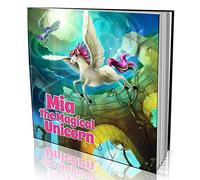Personalised Storybook by Dinkleboo -"The Magical Unicorn" - for Kids Aged 0 to 8 Years Old - A Story About Your Son or Daughter Being a Unicorn who Lives high Above The Clouds!. Soft Cover