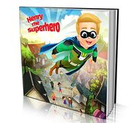 Personalised Storybook by Dinkleboo -"The Superhero" - for Kids Aged 0 to 8 Years Old - Every Child can be a Superhero in This Super Cute Rhyming Book!