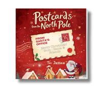 Personalised Storybook by TaleMeIn - Postcards from the North Pole - A Personalised Christmas Story for a Memorable Gift! (Softcover)
