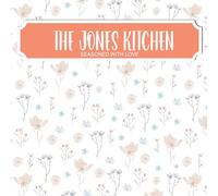 Personalised Street Sign Plaque - Custom Family Surname Kitchen | Seasoned With Love | Home Décor Gift Customised Family Kitchen Street Sign (Coral, MDF Wood Large: 44cm x 9cm)