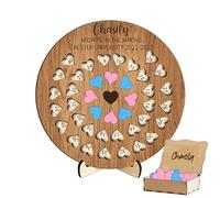 Personalised Student Midwife Birth Counter Sign with 50 Heart Spaces Baby Catcher Sign And What Could Be More Beautiful Than Bringing New Life Into The World Delivery Counter Midwife Training Gift