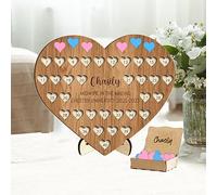 Personalised Student Midwife Birth Counter Sign with 50 Heart Spaces Baby Catcher Sign And What Could Be More Beautiful Than Bringing New Life Into The World Delivery Counter Midwife Training Gift