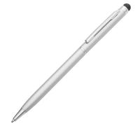 Personalised Stylus Pens For Touch Screens Innhom Stylus Pen For Ipad Compatible With Tablets Black Ink Ballpoint Pens - 2 In 1 Stylists Pens (Silver)