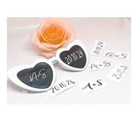 personalised sunglasses wedding stickers,decal only Custom Bride Sunglasses,Bridal,Bachelorette,Wedding Favour,Personalised vinyl decal stickers,Name Decals,Sunglasses Decals (5 sets (10 sheets))