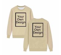 Personalised Sweatshirt Women Custom Sweatshirts Crewneck Long Sleeve Ladise Jumper Create Your Own Pullover Design Your Own Tops Any Text Name Image Picture