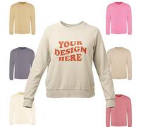 Personalised Sweatshirts - Pastel Colours - SML - XXXL - Unisex - Upload your Picture, Photo, Custom Logo or Design