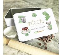 Personalised Sweet Treats Made By Nanny Biscuit Baking Treats Sweets Cake Tin Personalised Gift | Custom Gift | Personalized Tin | Cake, Biscuit & Treat Tins | Gift For Her | Gift For Him