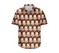 Personalised T Shirt UK Men Women Funny Personalised T Shirt All Over Face Print Top Tee Gift for Him Her