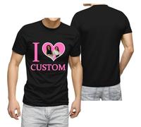 Personalised T-Shirts Custom Tshirt Design Your Own customised Funny Printed T Shirts for Men Women Add Your Own Image Text Logo