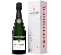 Personalised Taittinger Brut Champagne Gift for all occasions, Customised Engraved Champagne Bottle, Premium Alcohol Gift Ideas 75cl