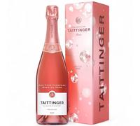Personalised Taittinger Prestige Rose Champagne Gift for all occasions, Custom Engraved Champagne Bottle, Premium Alcohol Gift Ideas 75cl