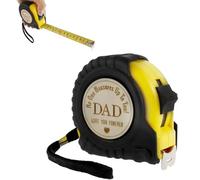 Personalised Tape Measure, Custom Engraved Measuring Tape Dad Grandpa Men Fathers Day Gift Retractable Tape Measure Tool(3m 10ft)