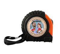 Personalised Tape Measure For Dad Custom Photo Name Text,Best Dad Ever Loved Beyond Measure, Funny Gifts For Daddy Papa Grandpa Father'S Day Birthday Christmas (style 8)