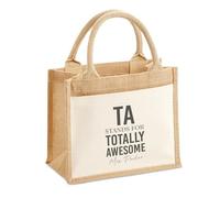 Personalised Teacher Gift - ‘Helping Little Minds Grow’ Custom Name Pencil Case | Floral Book Design Canvas Zip Bag | End of Term Thank You Present for Nursery or School Staff