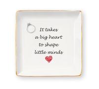 Personalised Teacher Gifts for Women Thank You Teacher Gifts for Teachers Female Leaving Present End of The Year Headteacher Graduation Retirement Appreciation Valentines Christmas Trinket Dish