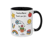 Personalised Teacher Mug - Best Teacher Presents - Add Names, End of School