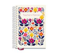 Personalised Teacher Planner 2026-2027 - Customisable Academic Year Lesson Planner, Registration pages - Undated Page-a-day Layout with Notes Section - A4 or A5 size Teacher's Planner