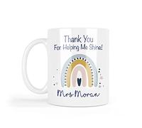 Personalised Teacher Thank You Gift, Teacher Mug, Teaching Assistant, Pre School, Nursery Worker Gift, University Lecturer, 11 Oz White Ceramic Mug