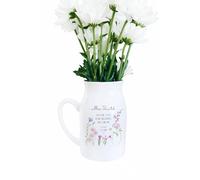 Personalised Teacher Vase, Thank You For Helping Me Grow, Teacher Gift, Nursery Assistant, Appreciation Day Keepsake, TA, Small Desk Vase