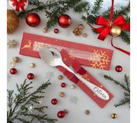 Personalised Teaspoon - 15cm Stainless Steel Gift Spoon - Custom Engraved Name - 7 Colours - Optional Gift Box - Perfect Christmas or Business Gift Product Description